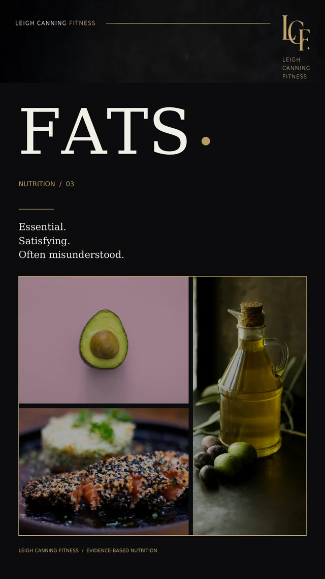 Fats guide cover, Nutrition 03
